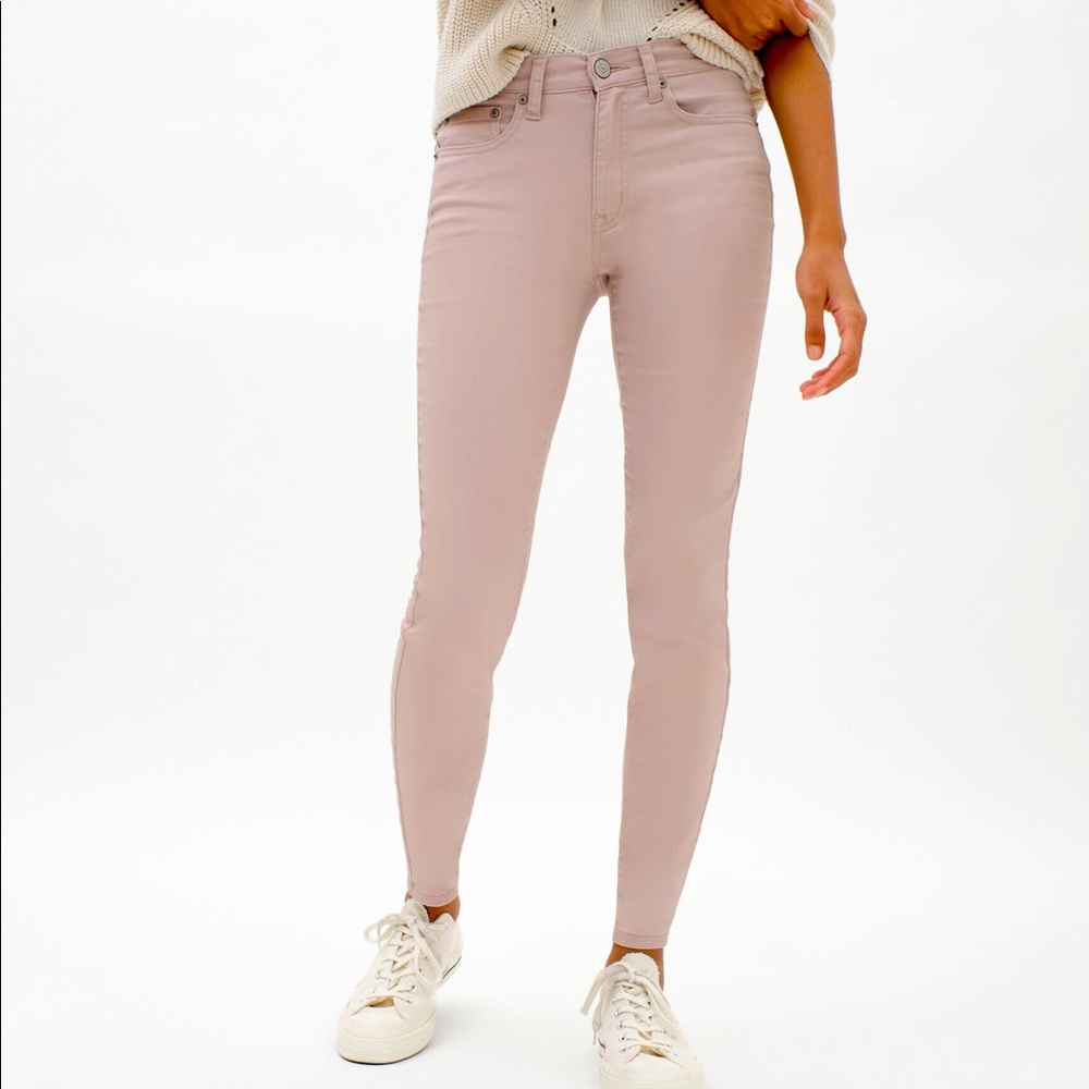 Aeropostale Pink High Waisted Jegging Jean